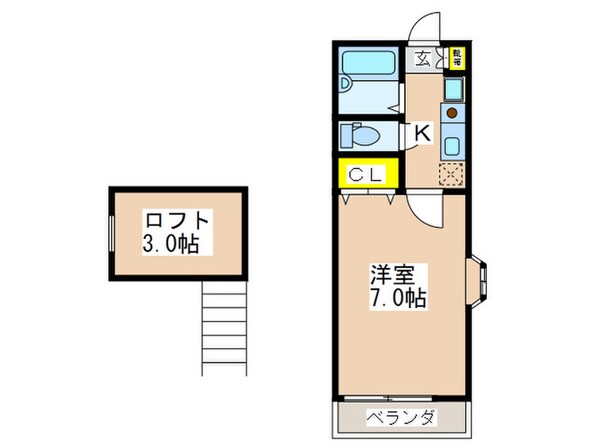 ラベンダ－ハウスの物件間取画像